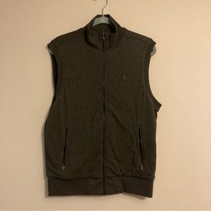 New Men’s Medium - Polo Ralph Lauren - Full Zip Reversible Sweater Vest - Grey